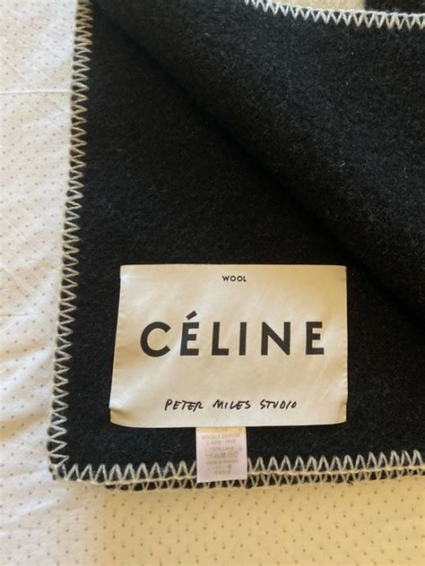 Celine x Peter Miles Studio Throw Blanket .